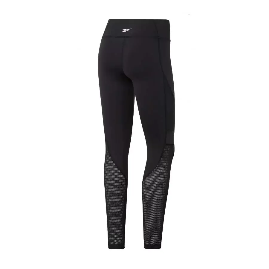 Imagen 4 de 5 de Calza Reebok Ts Lux Tight 2.0-NEGRO
