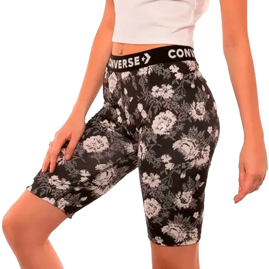 Imagen 2 de 3 de Calza Converse Floral-NEGRO/BLANCO