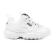 zapatillas-fila-disruptor-ii-premium-BLANCO/MARINO/ROJO