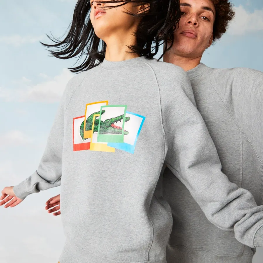 Imagen 1 de 4 de Buzo Lacoste Sweatshirt-GRIS