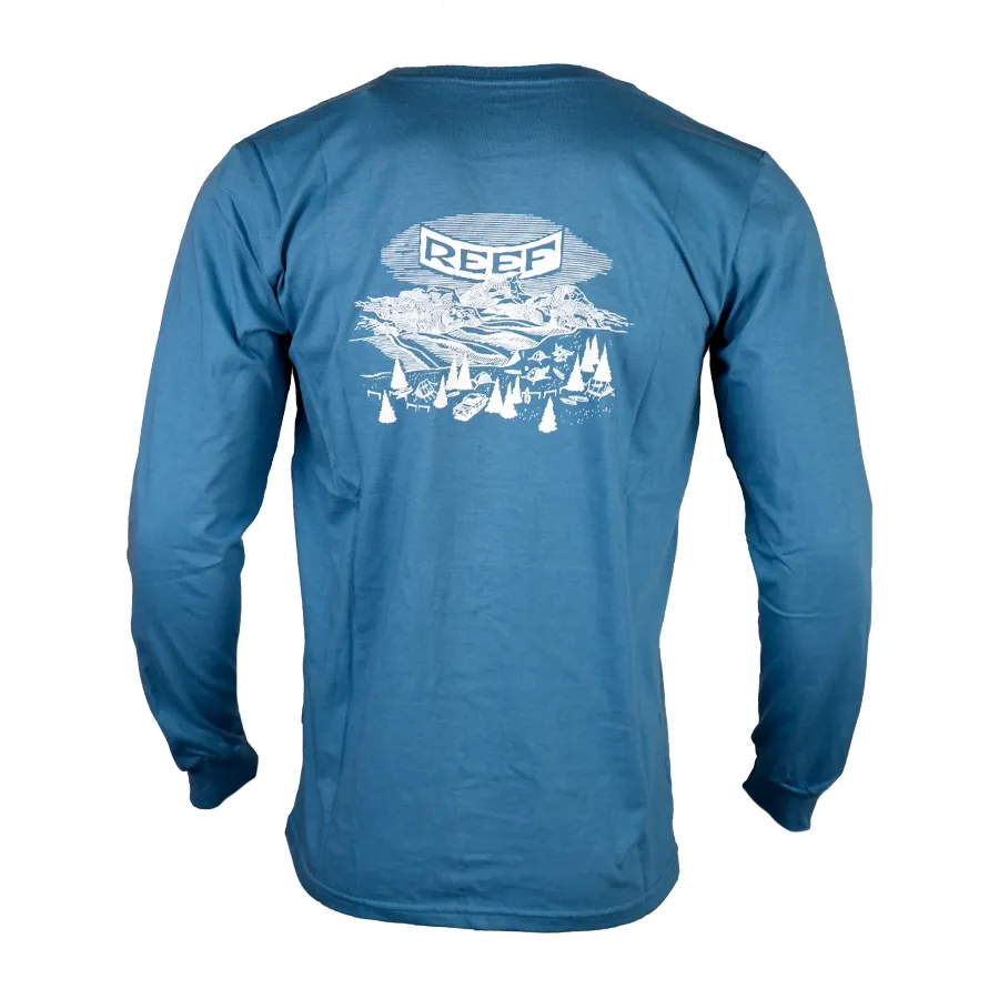 Imagen 1 de 4 de Remera Reef Camper Ml-CELESTE