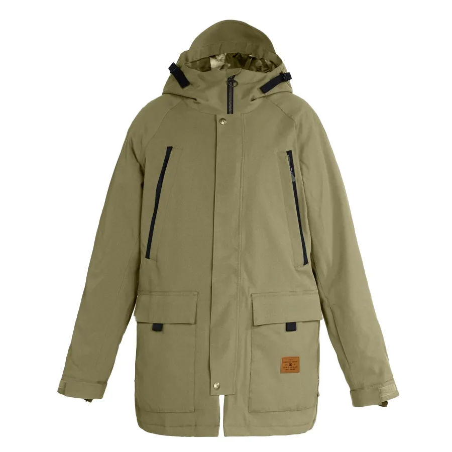Imagen 0 de 8 de Campera Dc Snow Stealth Parka-VERDE OLIVA