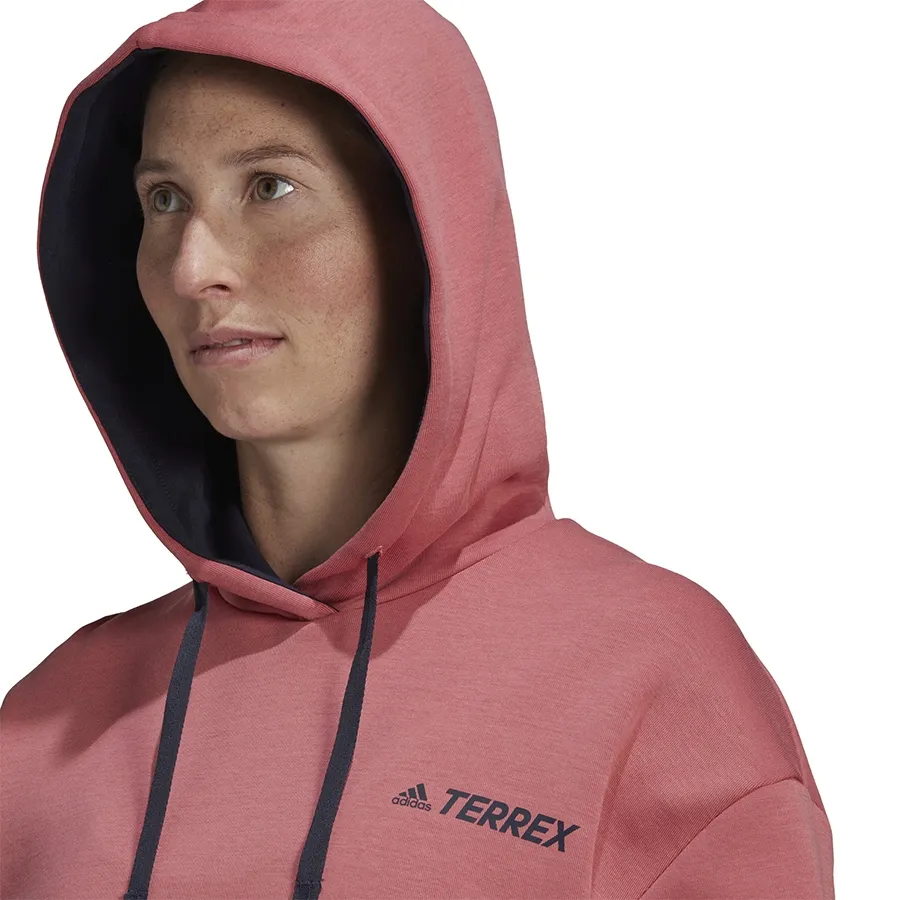 Imagen 4 de 7 de Buzo adidas Terrex Estampado Con Capucha-ROJO