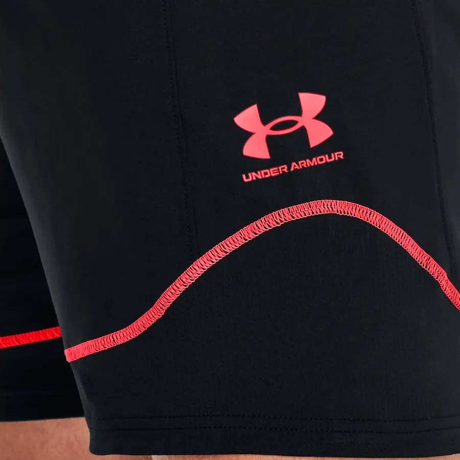 Imagen 5 de 6 de Shorts Under Armour Challenger Pro-NEGRO/NARANJA FLUOR