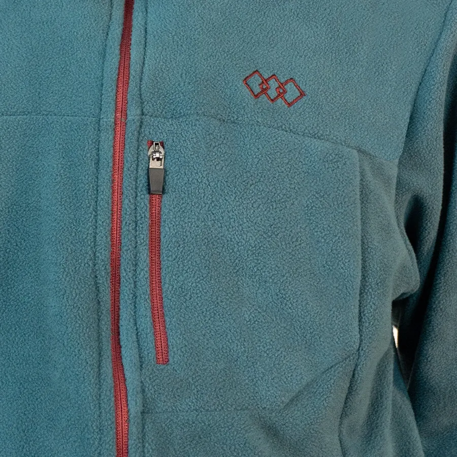 Imagen 3 de 5 de Campera Kamp Micropolar H25-VERDE