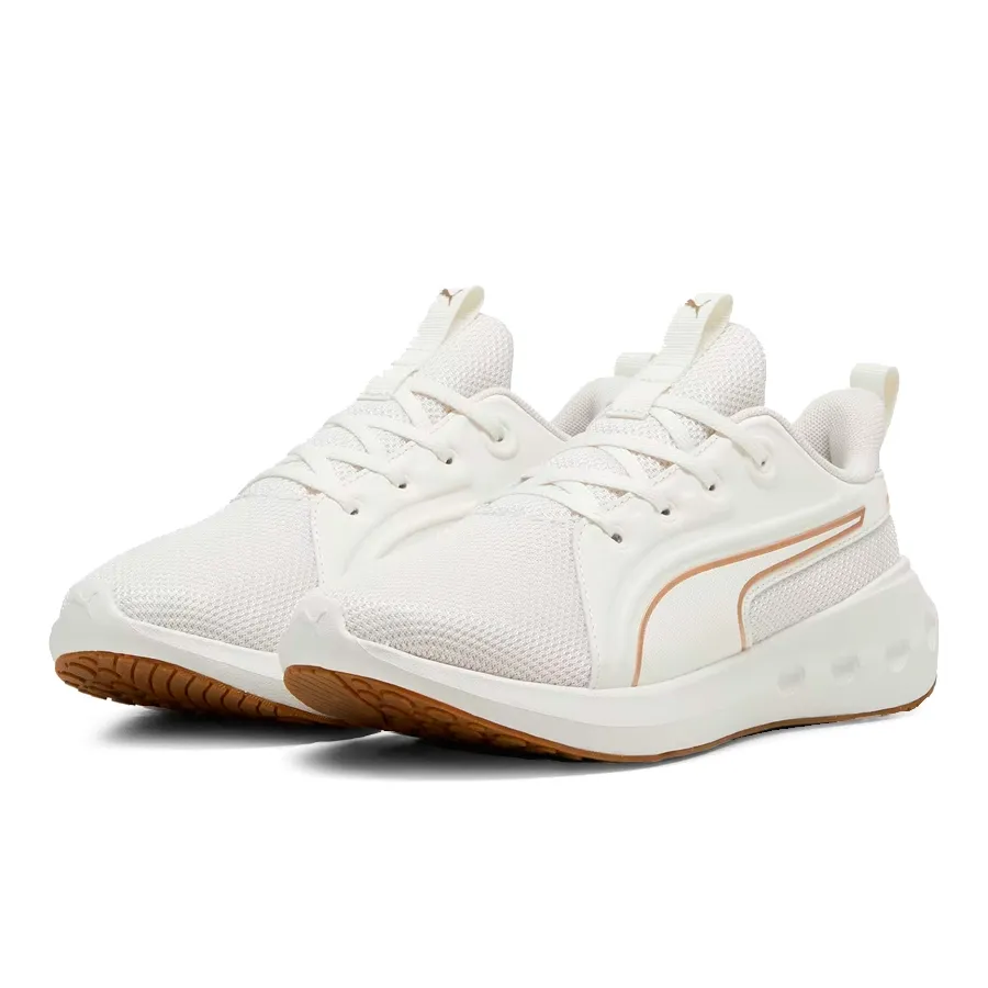 Imagen 3 de 7 de Zapatillas Puma Softride Carson-BLANCO/DORADO