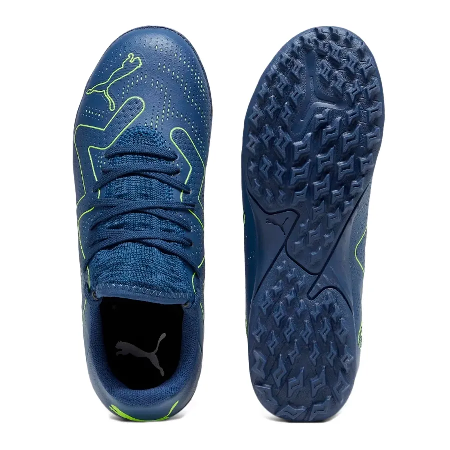 Imagen 1 de 5 de Botines Puma Future Play Tt Jr-MARINO/VERDE FLUOR