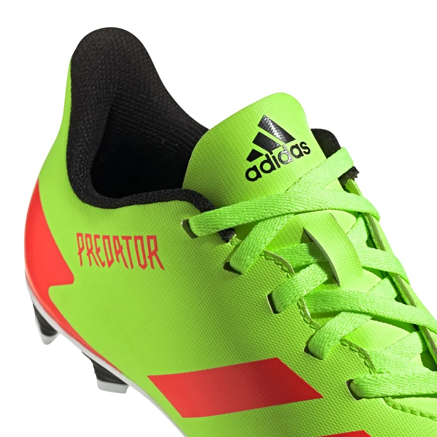 Imagen 5 de 8 de Botines adidas Predator 20.4 Fxg-VERDE FLUOR/ROJO