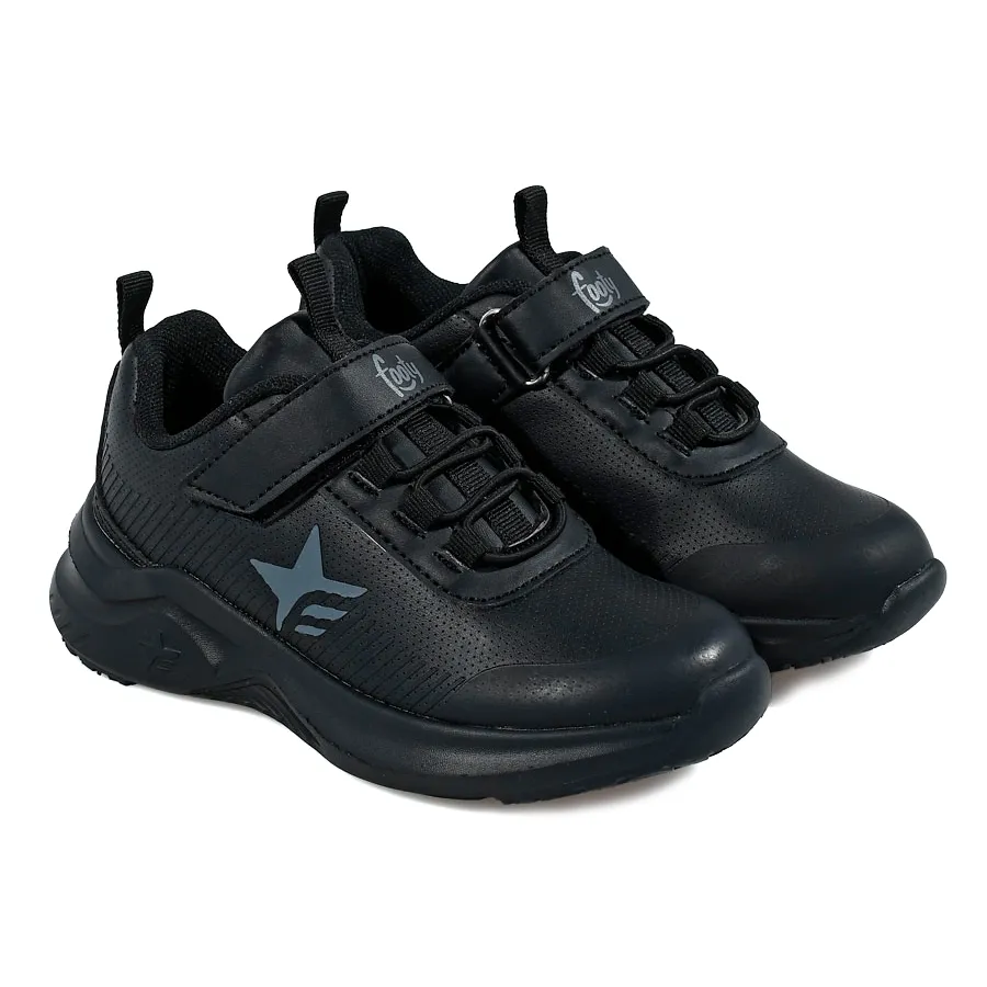 Imagen 1 de 2 de Zapatillas Footy Escolar Harvard 21-NEGRO/GRIS