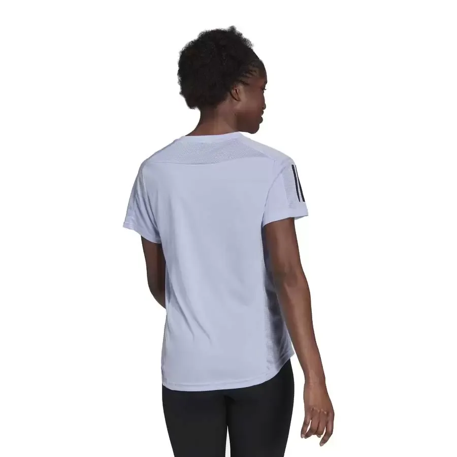 Imagen 1 de 6 de Remera adidas Own The Run-LILA/NEGRO