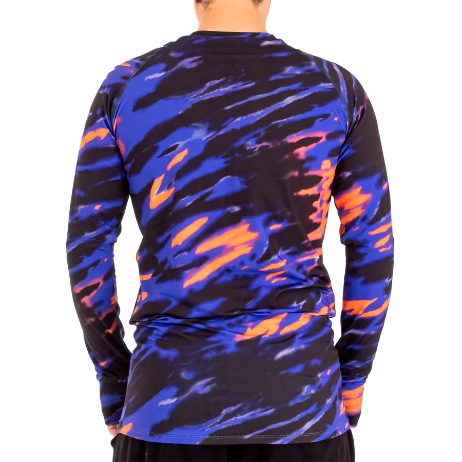 Imagen 1 de 3 de Remera Dc Snow Angled-AZUL/NEGRO/NARANJA