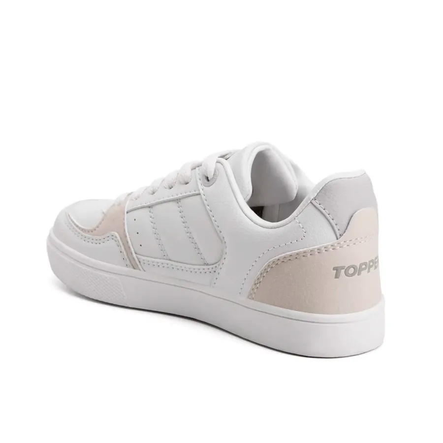 Imagen 1 de 5 de Zapatillas Topper Costa Kids-BLANCO/GRIS