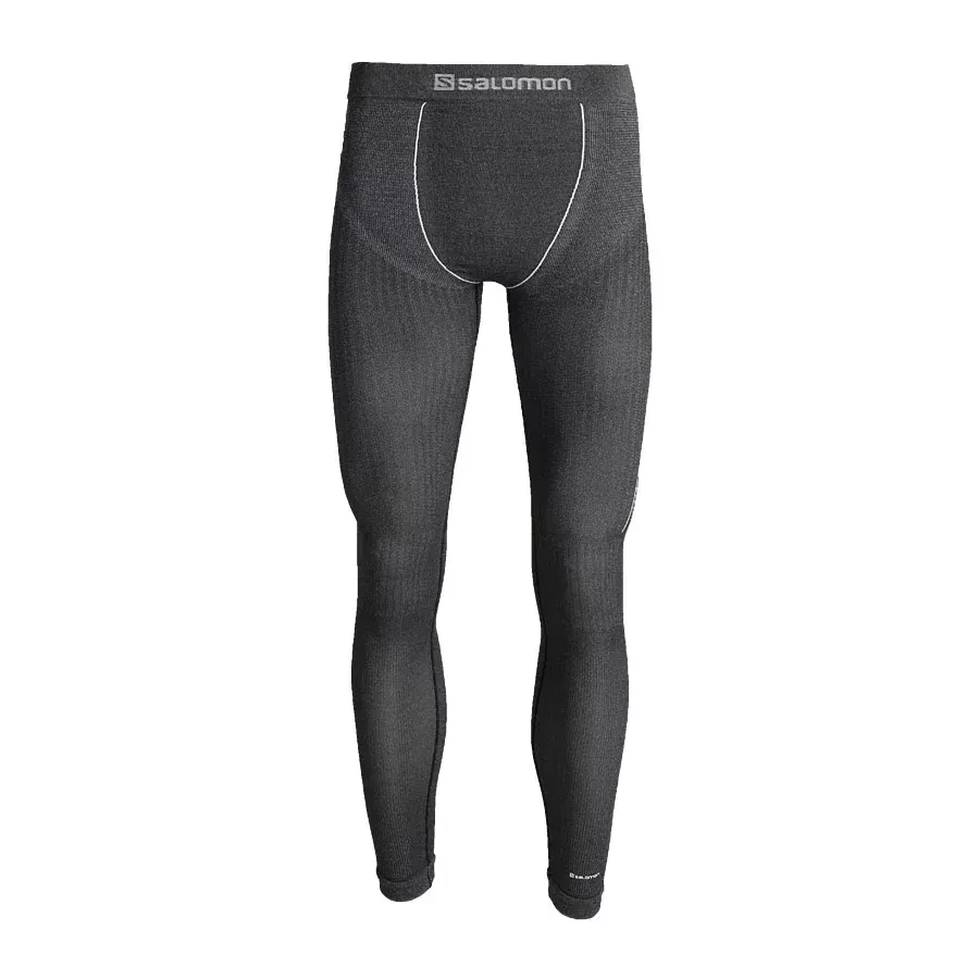 Imagen 1 de 5 de Calza Salomon Primo Warm-NEGRO/BLANCO/GRIS