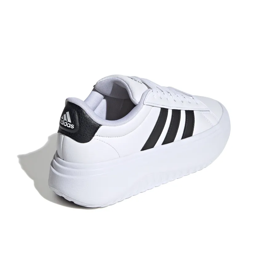 Imagen 2 de 8 de Zapatillas adidas Grand Court Plataforma-BLANCO/NEGRO