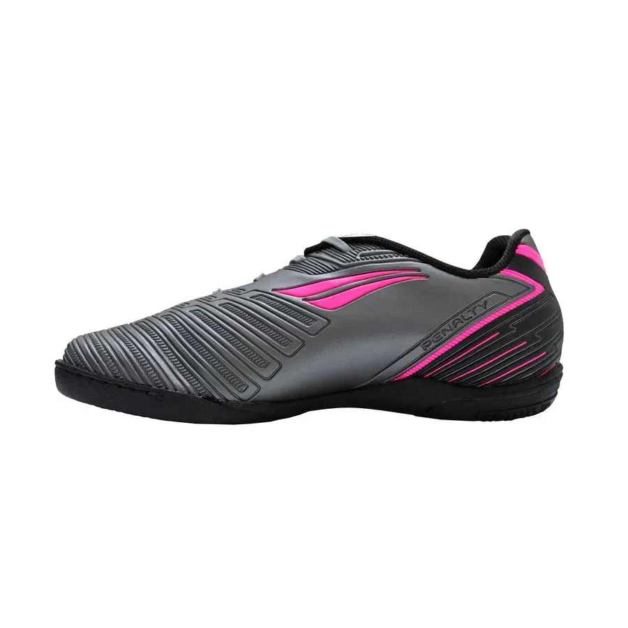 Imagen 2 de 5 de Botines Penalty Cdo Futsal Speed Kids Xx-GRAFITO/NEGRO/ROSA