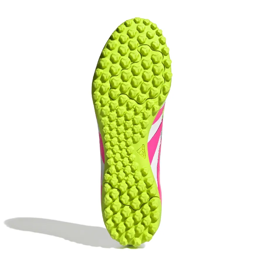 Imagen 4 de 7 de Botines adidas Predator Club Tf-BLANCO/ROSA FLUOR/AMARILLO FLUOR