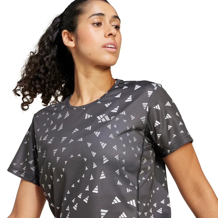 Imagen 2 de 5 de Remera adidas Run It Bl-NEGRO/BLANCO