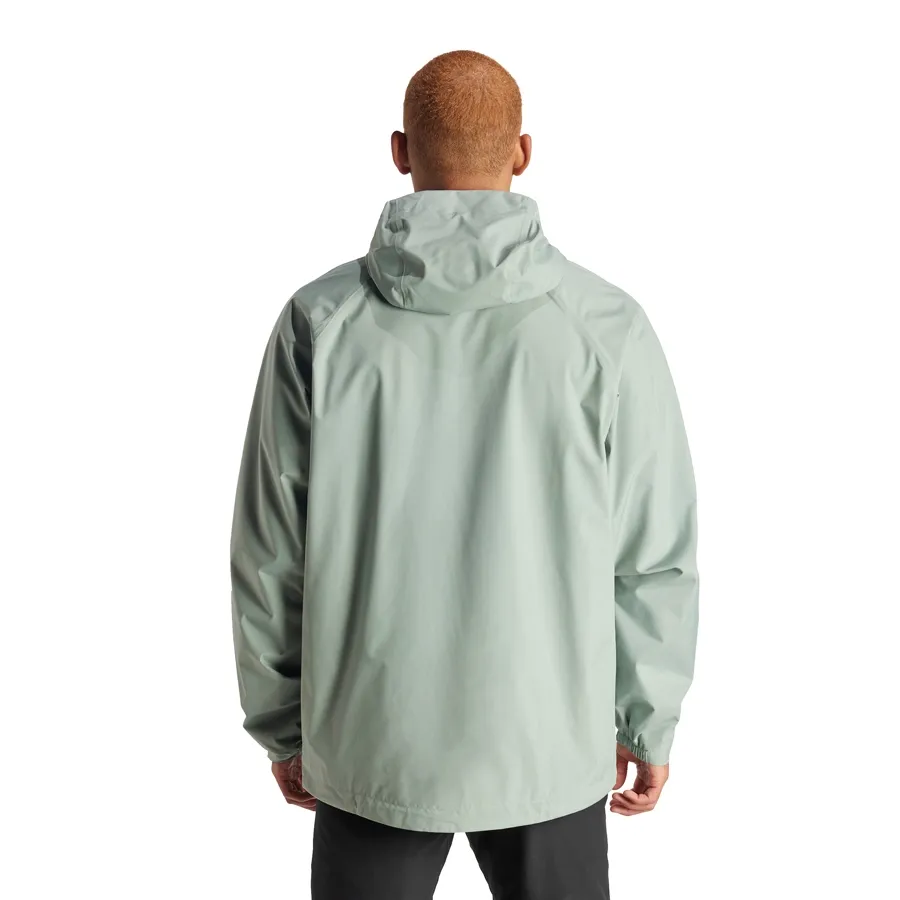 Imagen 4 de 7 de Campera adidas Terrex Multi 2L Rain J-VERDE AGUA