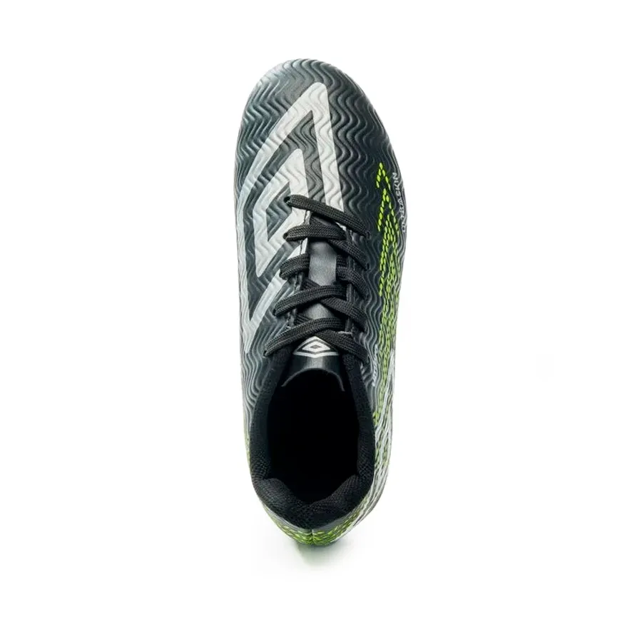 Imagen 4 de 7 de Botines Umbro Campo Ultraskin Jr-NEGRO/PLATA/LIMA