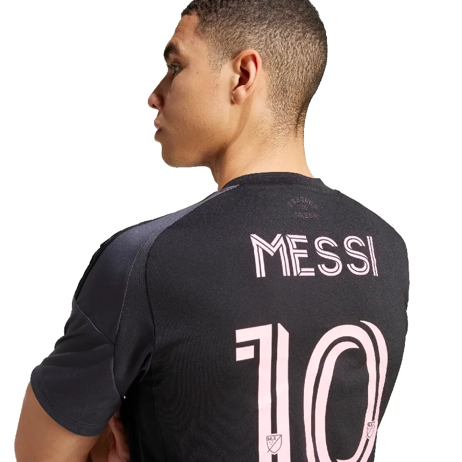 Imagen 4 de 6 de Camiseta adidas Alternativa Messi Inter Miami CF 25/26-NEGRO/GRAFITO/ROSA