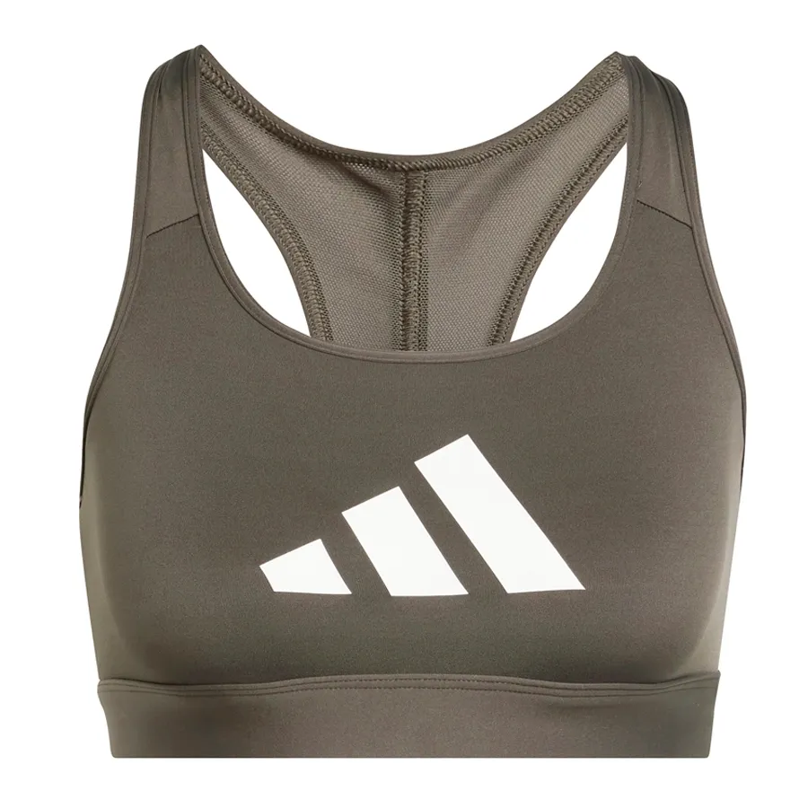 Imagen 5 de 7 de Top adidas Powerreact Big Logo-VERDE OLIVA/BLANCO