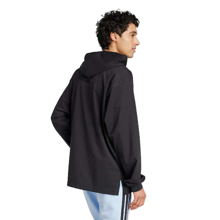 Imagen 2 de 4 de Buzo adidas Essentials Big Logo-NEGRO/BLANCO