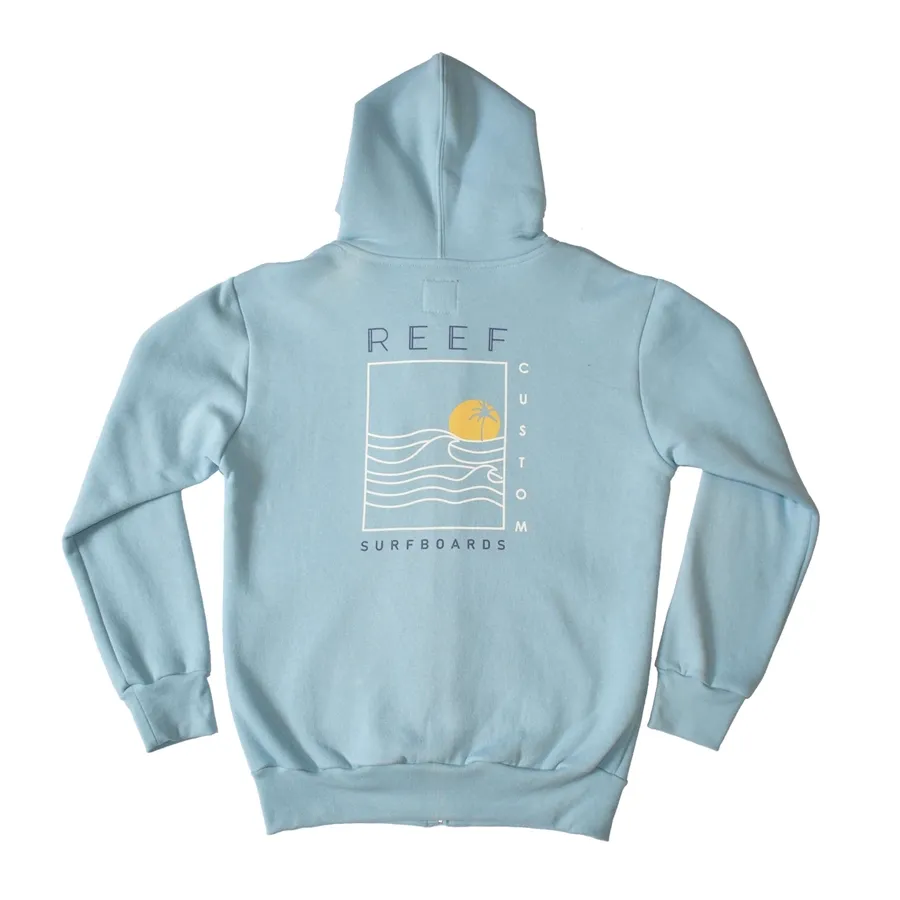 Imagen 1 de 2 de Campera Reef Custom Ziphood-CELESTE