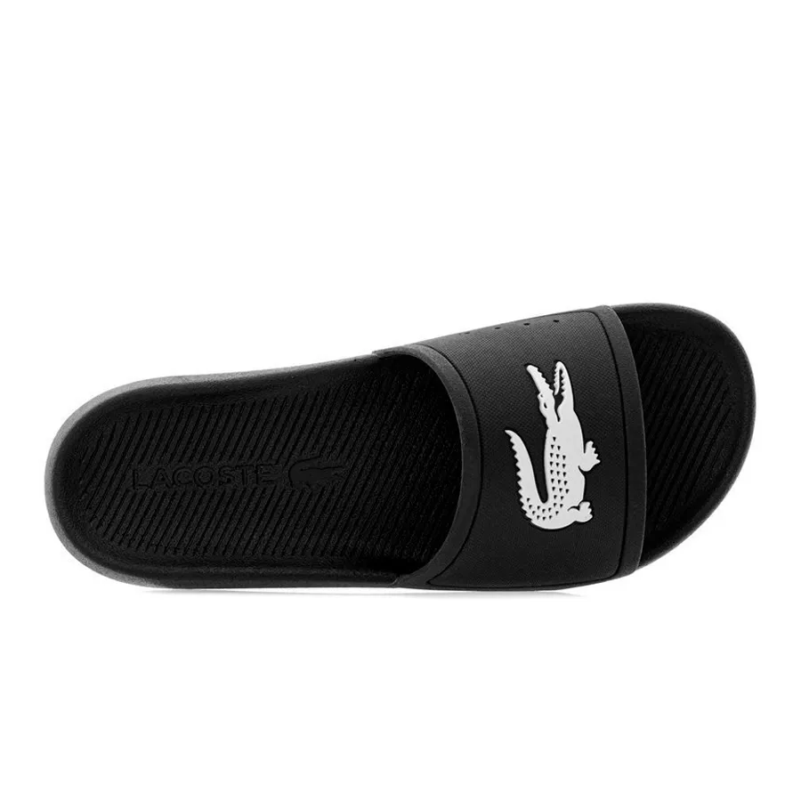 Imagen 3 de 5 de Ojotas Lacoste Croco-NEGRO/BLANCO