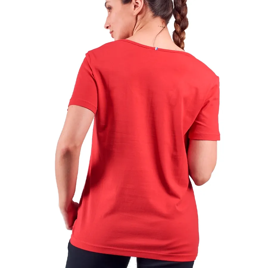Imagen 3 de 4 de Remera Le Coq Sportif Essentiel-ROJO