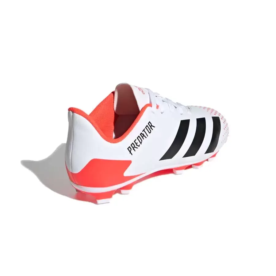 Imagen 2 de 6 de Botines adidas Predator 20.4 Fxg J-BLANCO/NARANJA/NEGRO