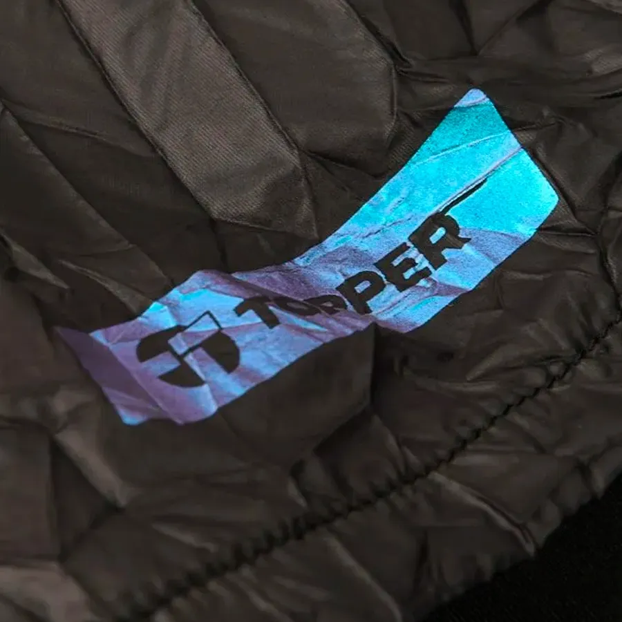 Imagen 2 de 5 de Shorts Topper 2 In 1 Crinkled-NEGRO