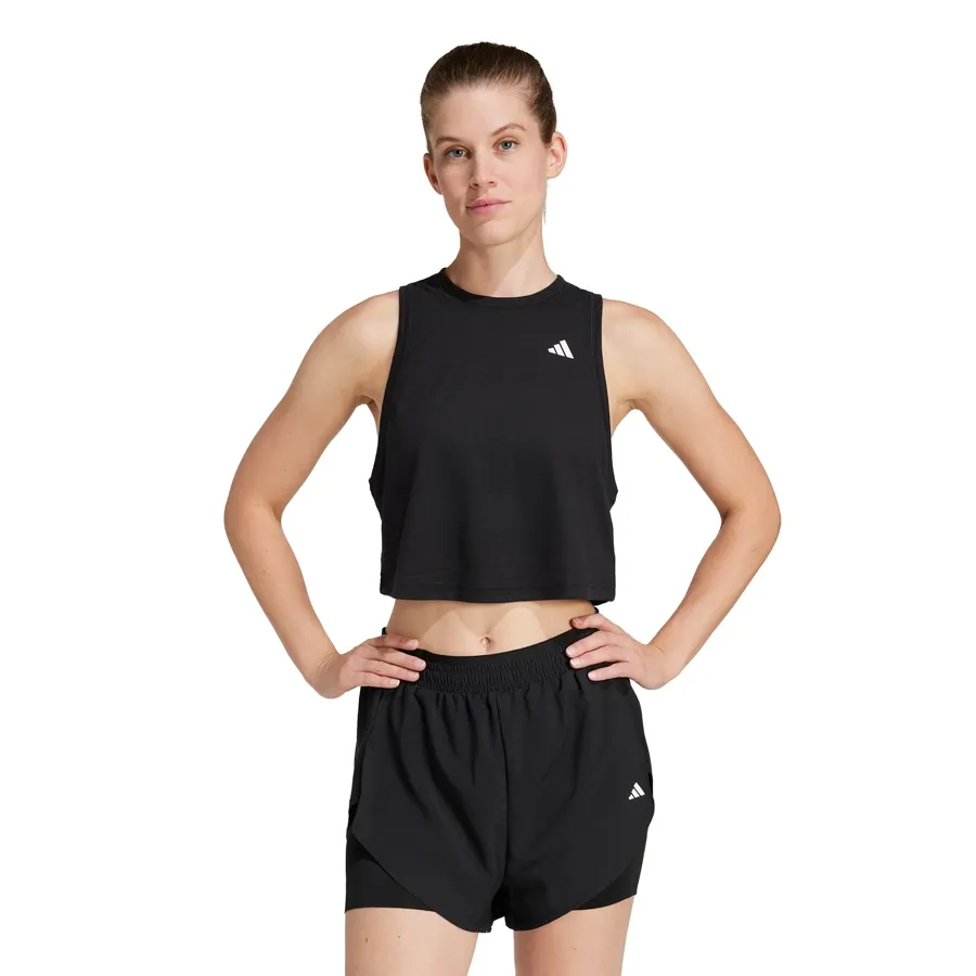Imagen 0 de 4 de Musculosa adidas Boxy Workout-NEGRO