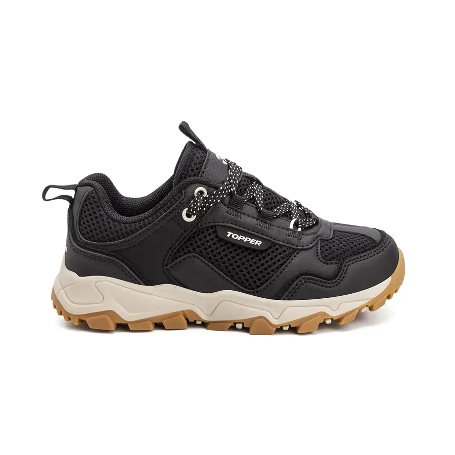 Imagen 0 de 5 de Zapatillas Topper Ever Kids-NEGRO/BEIGE