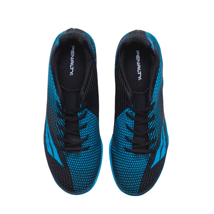 Imagen 3 de 4 de Botines Penalty Chuteira Society-NEGRO/AZUL