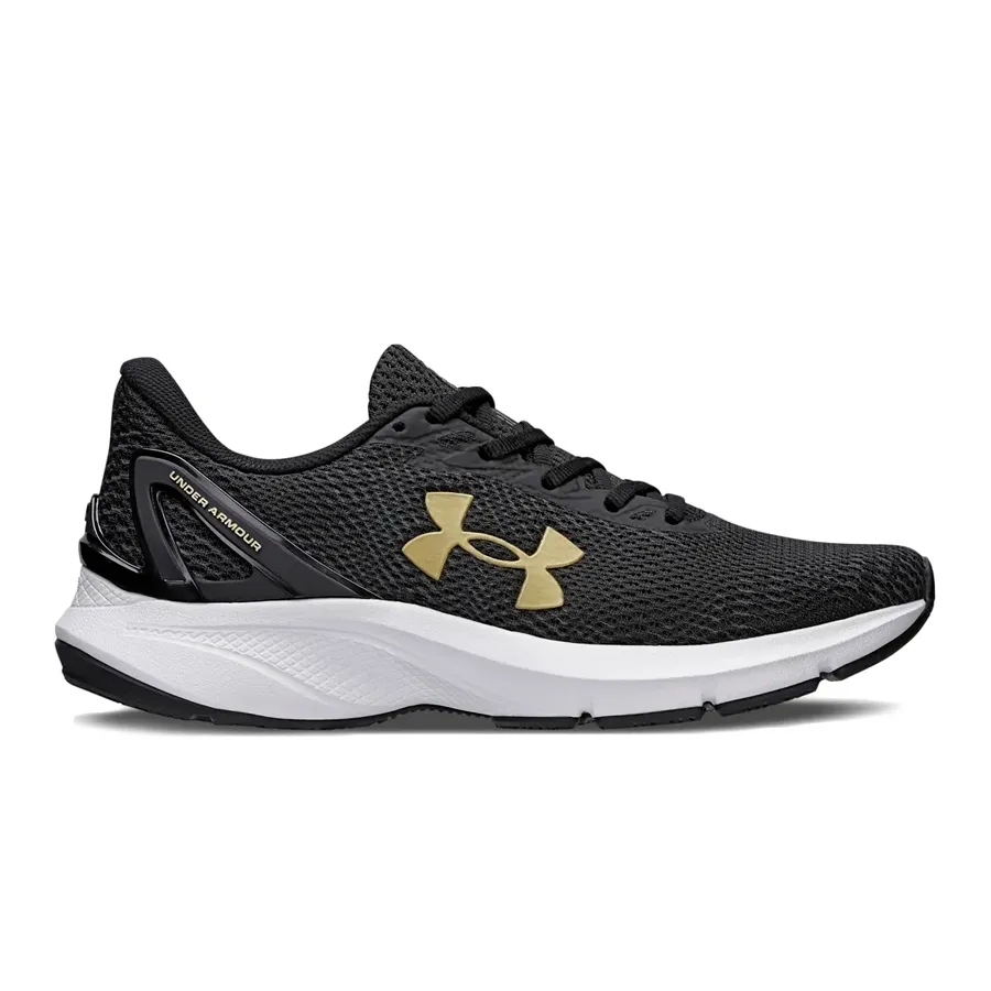 Imagen 0 de 5 de Zapatillas Under Armour Charged Prompt Se-NEGRO/DORADO