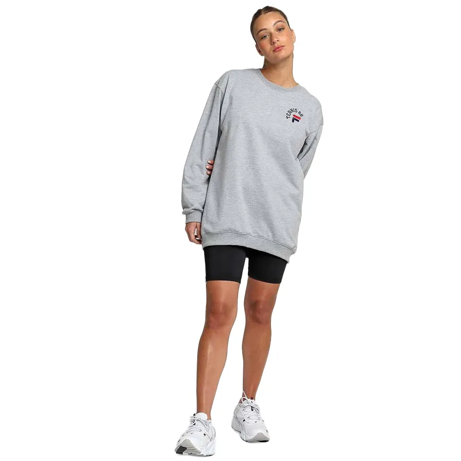 Imagen 3 de 4 de Buzo Fila Mujer Smirt-GRIS