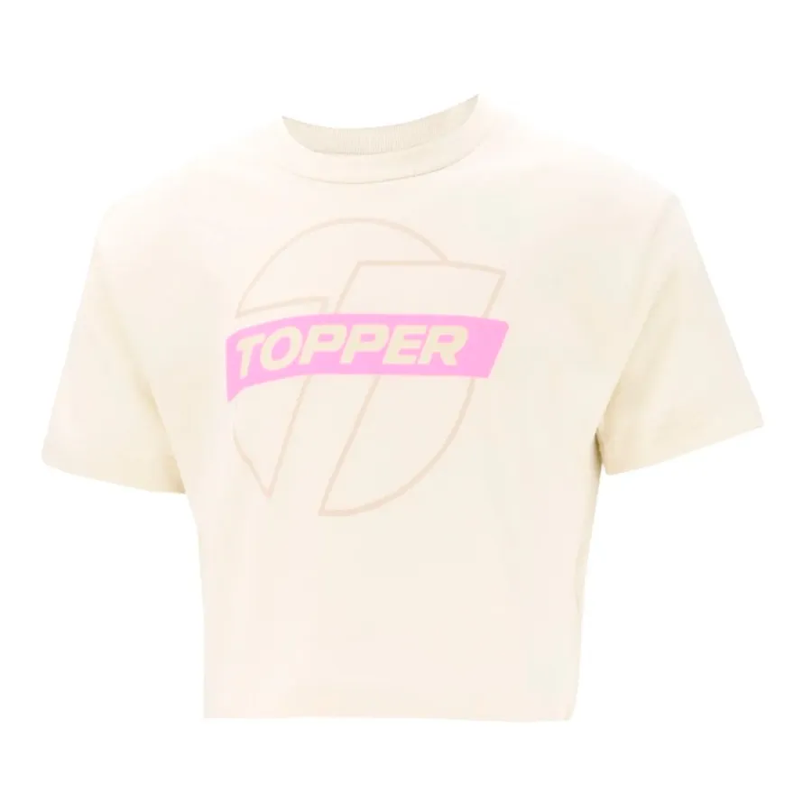 Imagen 0 de 3 de Remera Topper Gtc Mc Logo-BEIGE/ROSA