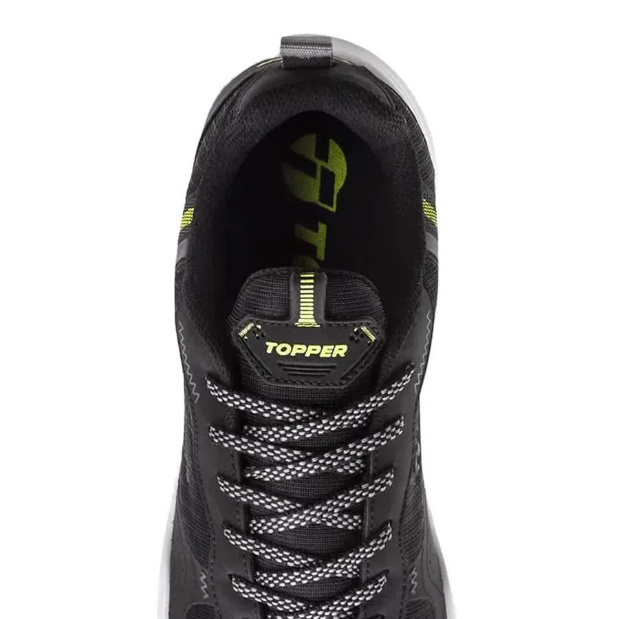 Imagen 6 de 8 de Zapatillas Topper Rodas-NEGRO/GRIS/LIMA