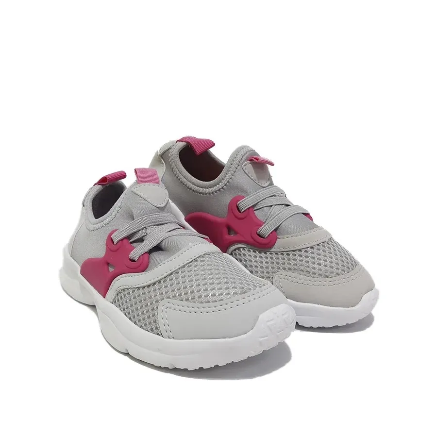 Imagen 1 de 4 de Zapatillas Kappa Simone Kids-GRIS/ROSA