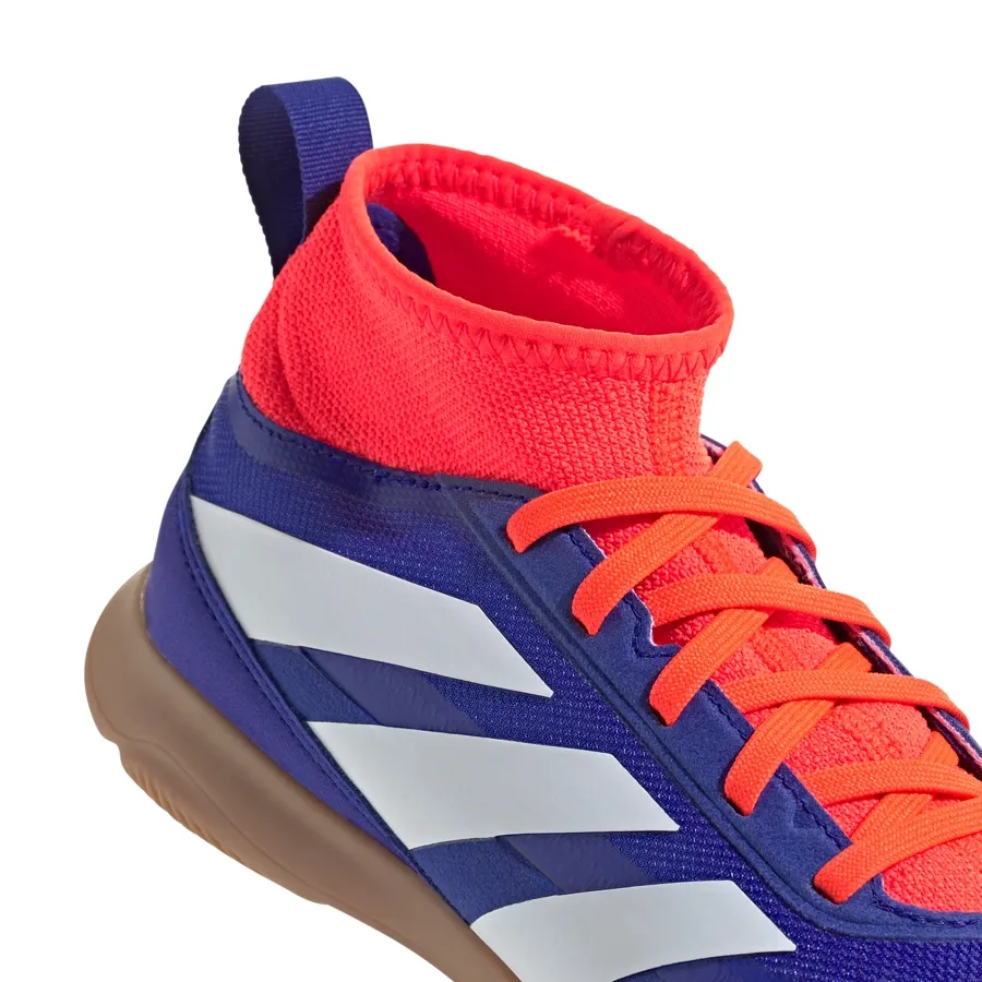 Imagen 5 de 7 de Botines adidas Predator league In-AZUL/NARANJA FLUOR/BLANCO