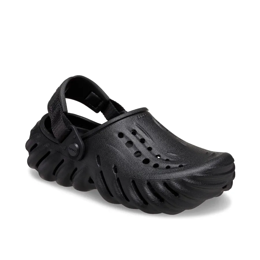 Imagen 1 de 5 de Sandalias Crocs Echo Clog K-NEGRO