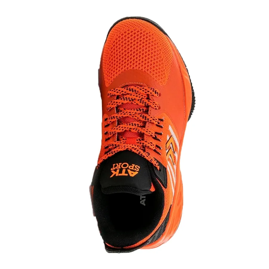 Imagen 3 de 6 de Zapatillas Atomik Kevin V23-NEGRO/NARANJA