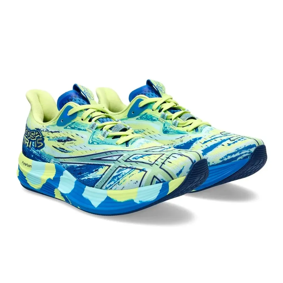 Imagen 2 de 6 de Zapatillas Asics Noosa Tri 15-LIMA/AZUL/AQUA