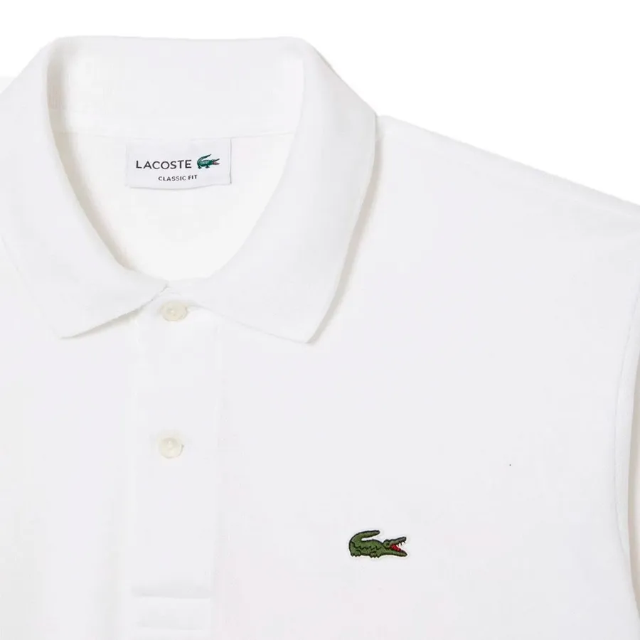 Imagen 1 de 4 de Remera Lacoste Chemise Col Bord-BLANCO