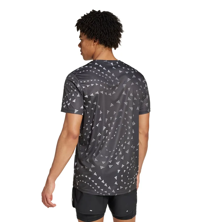 Imagen 1 de 5 de Remera adidas Run It Bl-BLANCO/NEGRO