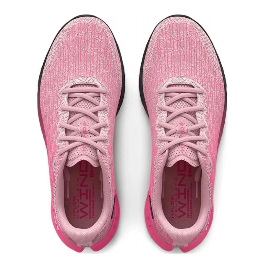 Imagen 4 de 6 de Zapatillas Under Armour Flow Velociti Wind 2-ROSA/FUCSIA/NEGRO