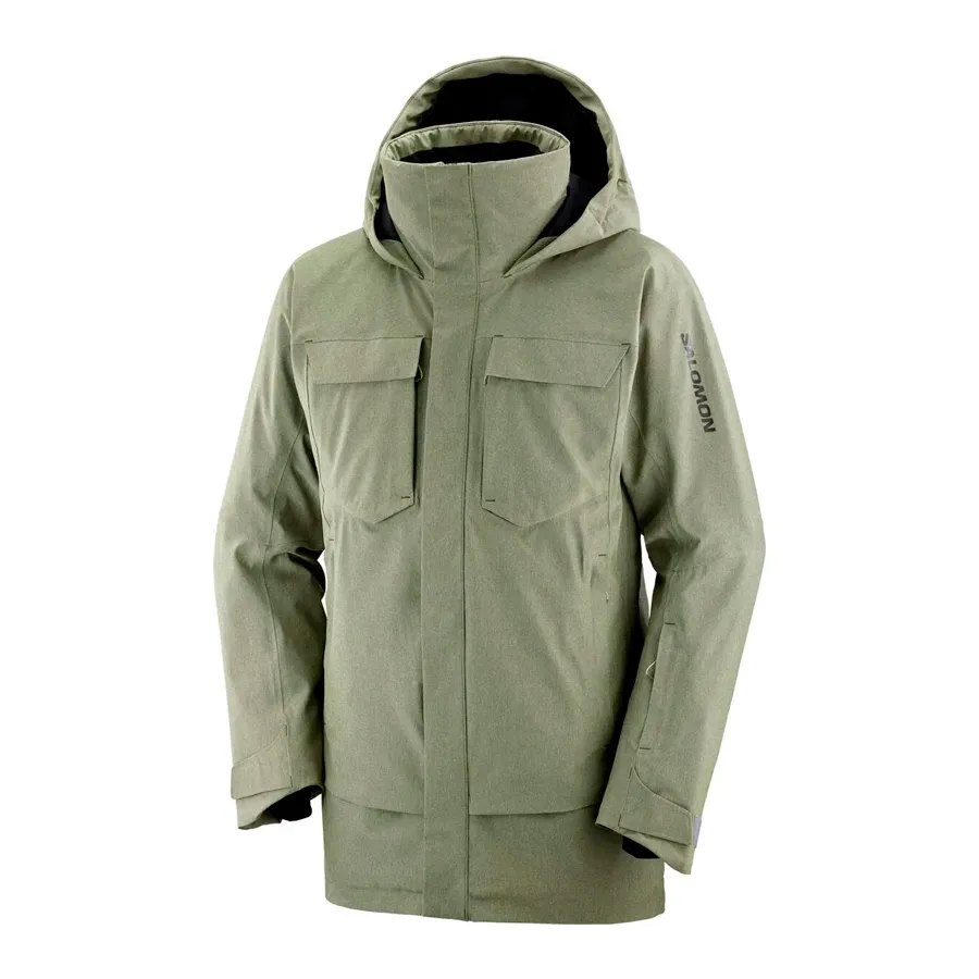 Imagen 2 de 9 de Campera Salomon Stance Cargo-OLIVA