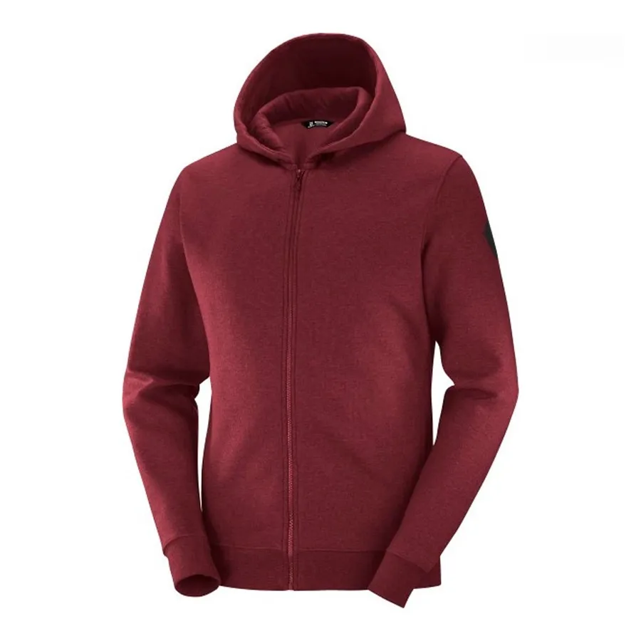 Imagen 0 de 1 de Campera Salomon Logo Fz Hoodie II-BORDO