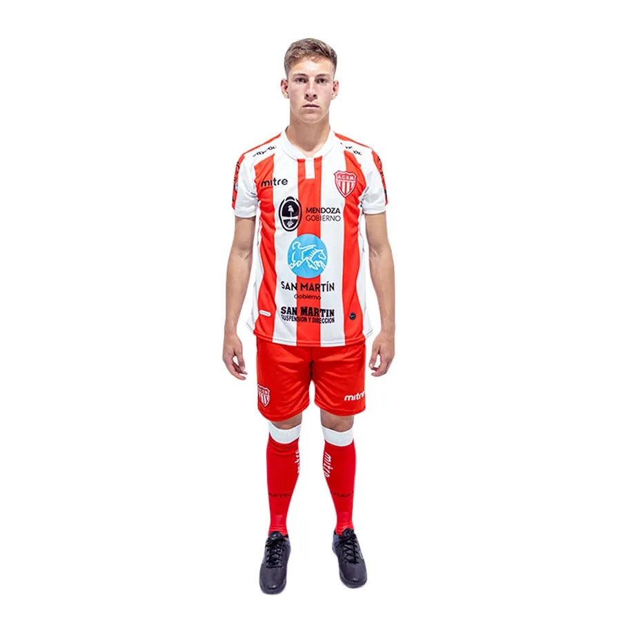 Imagen 0 de 6 de Camiseta Mitre Oficial 23 San Martin Mza-BLANCO/ROJO