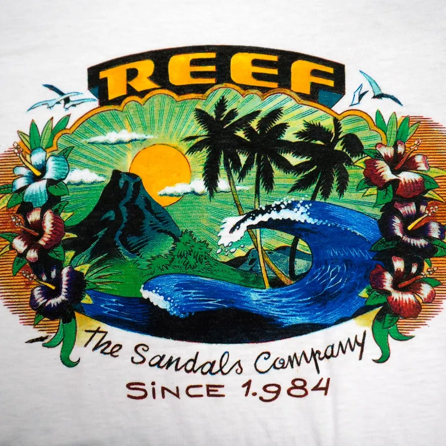 Imagen 2 de 3 de Remera Reef Volcano-BLANCO